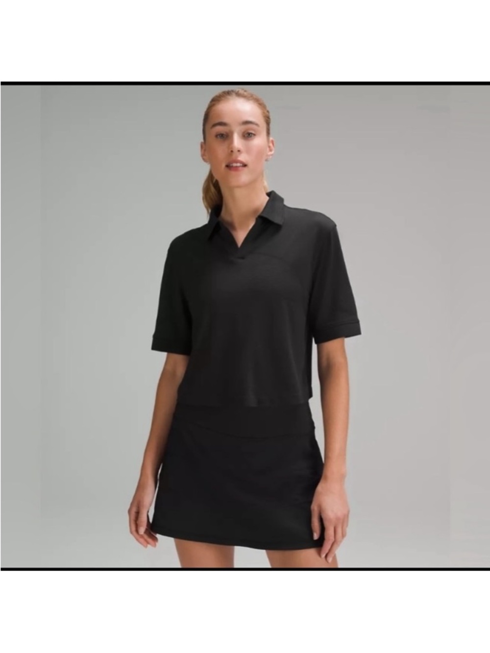 Lululemon Swiftly Tech Relaxed- Fit Polo Shirt Navy/Dark Blue Women’s Size 14